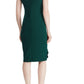 Vestido de festa longo com decote halter e mangas compridas, verde, Ralph Lauren, tamanho 18, para mulheres