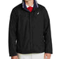 Jaqueta bomber masculina Nautica Anchor, tamanho grande, cor carvão