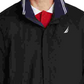 Jaqueta bomber masculina Nautica Anchor, tamanho grande, cor carvão