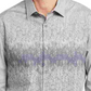 Camisa masculina Alfani com botões, pequena, galho de árvore, corte clássico, cinza, tamanho pequeno