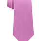 Gravata profissional Michael Kors masculina de seda rosa de luxo, tamanho regular