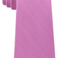 Gravata profissional Michael Kors masculina de seda rosa de luxo, tamanho regular
