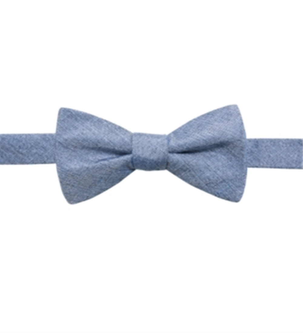 Ryan Seacrest Distinction Men's Silk Blend Bu Bow Tie Blue One Size