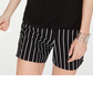 INC International Concepts Top Halter Feminino Preto Escuro Tamanho Médio