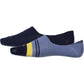 Pacote com 2 meias de algodão penteadas Cole Haan para homens, azul, tamanho único