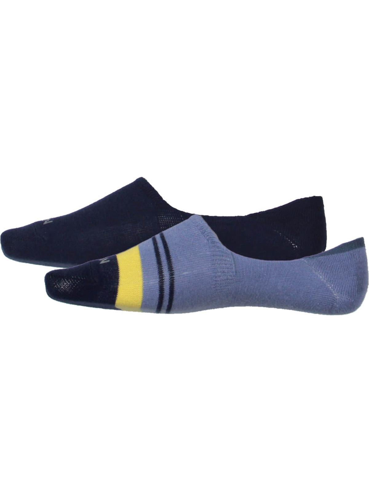 Pacote com 2 meias de algodão penteadas Cole Haan para homens, azul, tamanho único
