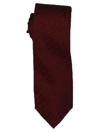 Gravata profissional Alfani Preston Silk Blend masculina, vermelha, tamanho regular