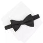 Gravatas borboleta Alfani Maximus Solid Masculinas Pretas Tamanho Regular