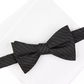 Gravatas borboleta Alfani Maximus Solid Masculinas Pretas Tamanho Regular