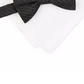 Gravatas borboleta Alfani Maximus Solid Masculinas Pretas Tamanho Regular