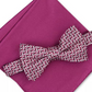 Gravata borboleta Alfani masculina Murphy Pocket Square de 2 peças, rosa, tamanho regular