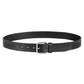 Tommy Hilfiger Cinto casual masculino de couro com relevo, preto, tamanho grande
