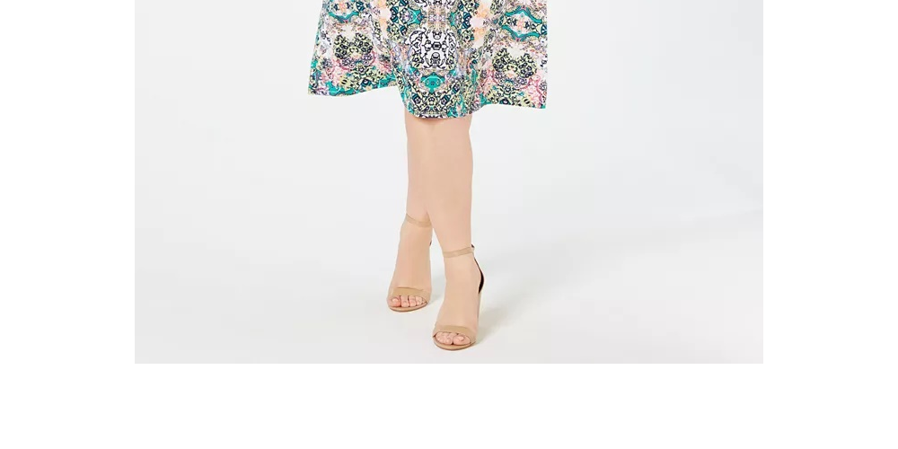 Vestido envelope feminino NY Collection Plus com estampa de jersey, azul, tamanho 3X
