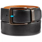 Cinto de couro reversível masculino original Penguin, preto, tamanho 36 REG