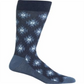 Meias Ikat Casual Crew Masculinas Hot Sox Azuis Tamanho 10-13