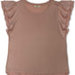 Blusa de mangas curtas com acabamento em bolinhas Style &amp; Co, rosa, tamanho grande