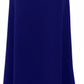 Vestido de festa feminino Betsy &amp; Adam, ombro de fora, com laço nas costas, azul, tamanho 8