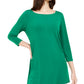 Túnica Alfani Feminina Manga 3/4 Verde Tamanho X-Grande