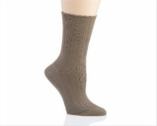 Hue Women's Scalloped Pointelle Socks Beige Size One Size