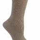 Meias Hue Femininas Scalloped Pointelle Bege Tamanho Único