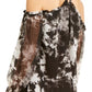 INC International Concepts Top feminino com decote em V e mangas compridas, preto, tamanho P