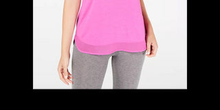 Camiseta regata feminina Ideology Fitness Running Rosa Tamanho Grande