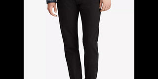 Calça jeans Ralph Lauren Hampton Straight-Fit masculina, branca, tamanho 32x30