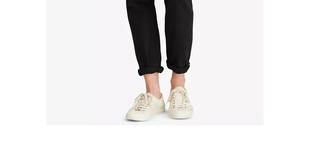 Calça jeans Ralph Lauren Hampton Straight-Fit masculina, branca, tamanho 32x30