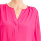 Blusa feminina Charter Club com decote aberto, rosa, tamanho extragrande