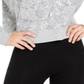 Calvin Klein Moletom com capuz feminino Performance Cobra Print Fleece Cinza Tamanho XS