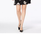 Vestido feminino Tommy Hilfiger com estampa de jersey e manga sino, corte A, preto, tamanho 12
