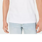 Camiseta masculina Calvin Klein com estampa de logotipo - Azul-marinho, tamanho médio