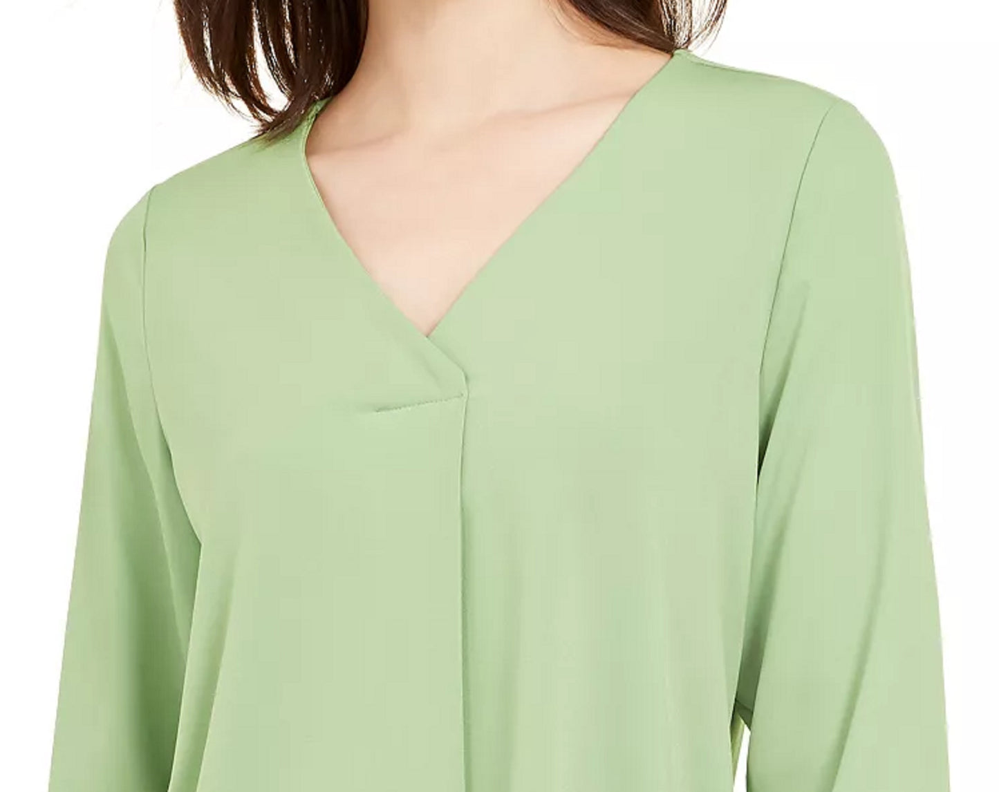 Blusa Alfani Feminina com Punhos e Amarração Verde Tamanho P
