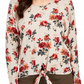 Suéter feminino estampado estilo &amp; co, tamanho pequeno, marrom, tamanho pequeno, GG