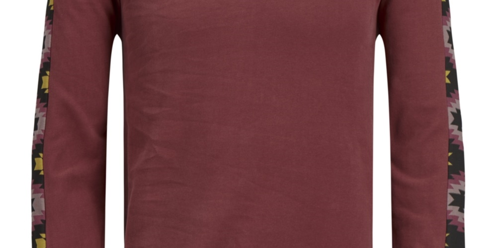 Jack &amp; Jones Moletom Masculino Originals Gola Redonda Roxo Tamanho Médio