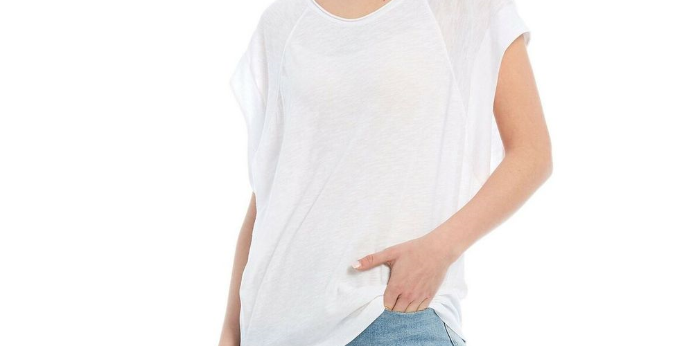 Camiseta Halo Feminina Free People Branca Tamanho P