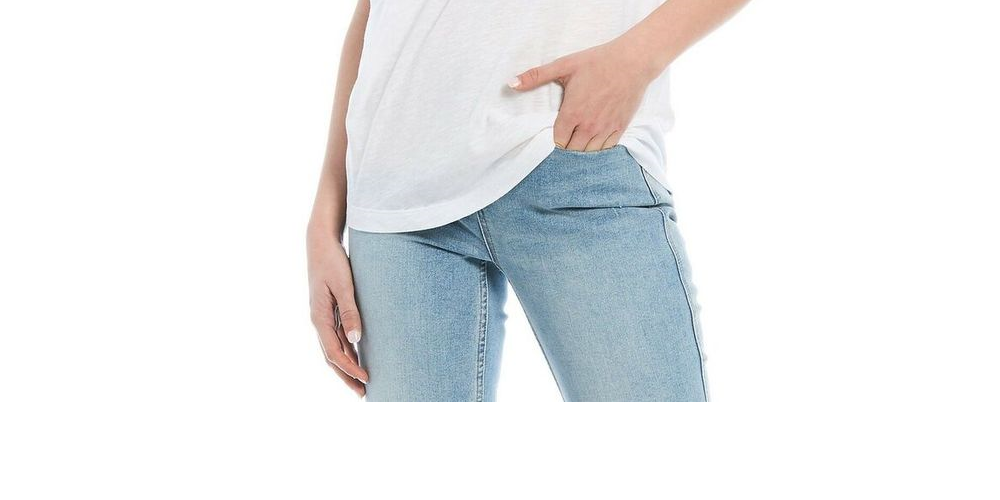 Camiseta Halo Feminina Free People Branca Tamanho P