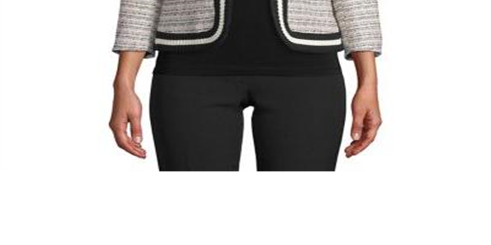 Terno feminino Anne Klein Tweed, jaqueta separada, rosa, tamanho 16