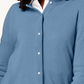 Karen Scott Cardigan Feminino Petite Luxsoft Botão Azul Tamanho Petite