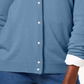 Karen Scott Cardigan Feminino Petite Luxsoft Botão Azul Tamanho Petite