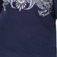 Karen Scott Blusa Feminina Plus Size Estampada Manga 3/4 Azul Tamanho 0X