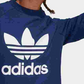 Moletom Adidas Originals Adicolor Cotton Trefoil Feminino Azul Tamanho Médio