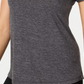 Camiseta feminina Ideology com costas em malha, cinza, tamanho pequeno