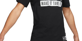 Camiseta de basquete masculina Nike Graphic, cor carvão, tamanho pequeno