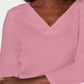Karen Scott Blusa Feminina de Algodão com Ilhós e Gola V Rosa Tamanho Pequeno Médio