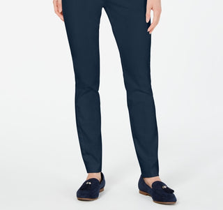 Calça skinny feminina Charter Club Petite Chelsea de sarja elástica, azul, tamanho 2, pequena