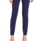 Leggings femininas Anne Klein com frente aberta, azul-marinho, tamanho 14