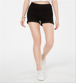 Shorts jeans rasgado Indigo Rein Junior's preto tamanho 9