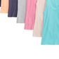 Regata feminina Jenni com acabamento em renda canelada, azul, tamanho X-S