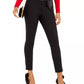 Calça skinny feminina INC International Concepts Petite com cós largo, preta, tamanho 0 Petite